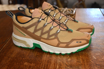 NWOB Salomon ACS + OG Taffy Jolly Green Art No. 471347 Euro 46 2/3  Men 12 M