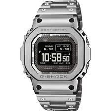 Casio G-SHOCK GMW-BZ5000D-1JF Silver Metal Bluetooth Solar Watch Japan fast Gift