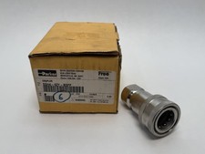 Parker SSH4-62Y-BSPP Stainless Hydraulic Quick Coupler 1/2 BSPP ISO 7241-B 6 Pcs