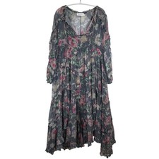Zimmermann Women's Iris Ruffle Resort Dress Size 1