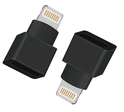 2Pack Apple MFi Certified Lightning Extender Adapter, Male to Female, 8-pin for