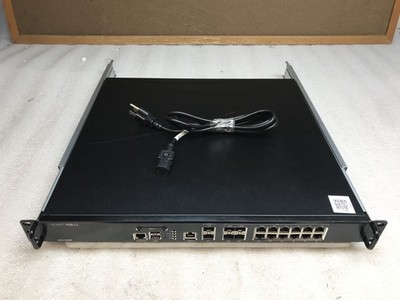 Dell SonicWALL NSA 5600 Firewall Reset Unregistered 12xGbE 4xSFP 2x10GbE
