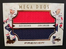 24-25 Premiere Mega Duos Jersey #7/49 Alex Ovechkin/ John Carlson