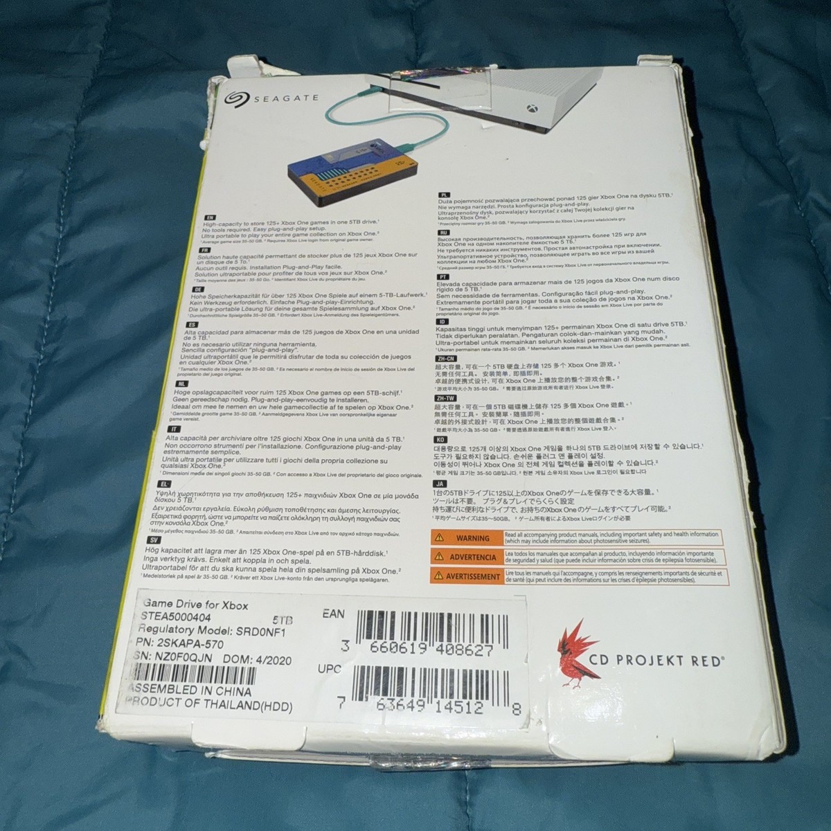 Seagate Game Drive for Xbox 5TB Cyberpunk 2077 Special Edition