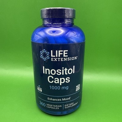 Life Extension Inositol Caps   1000 mg, 360 Capsules