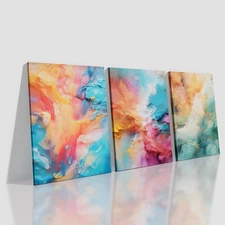 Colorful Abstract Wall Art Color Canvas Wall Decor Prints Painting Pictures A...