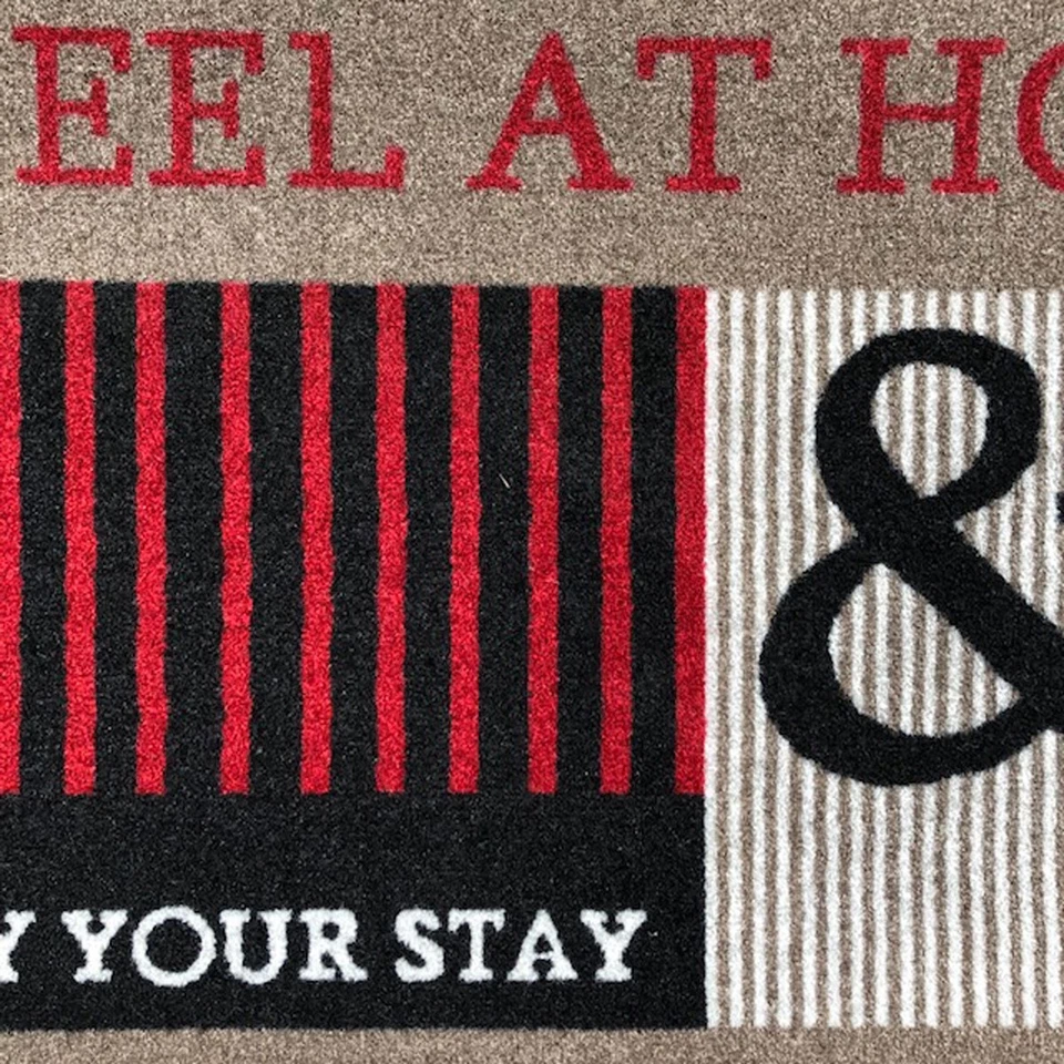 Türmatte Abtreter Feel At Home & Enjoy Your Stay ca 45x75 cm Türvorleger - Bild 3 von 3