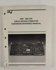 iSBC SBC 286/10A Hardware Reference Manual for Intel Multibus