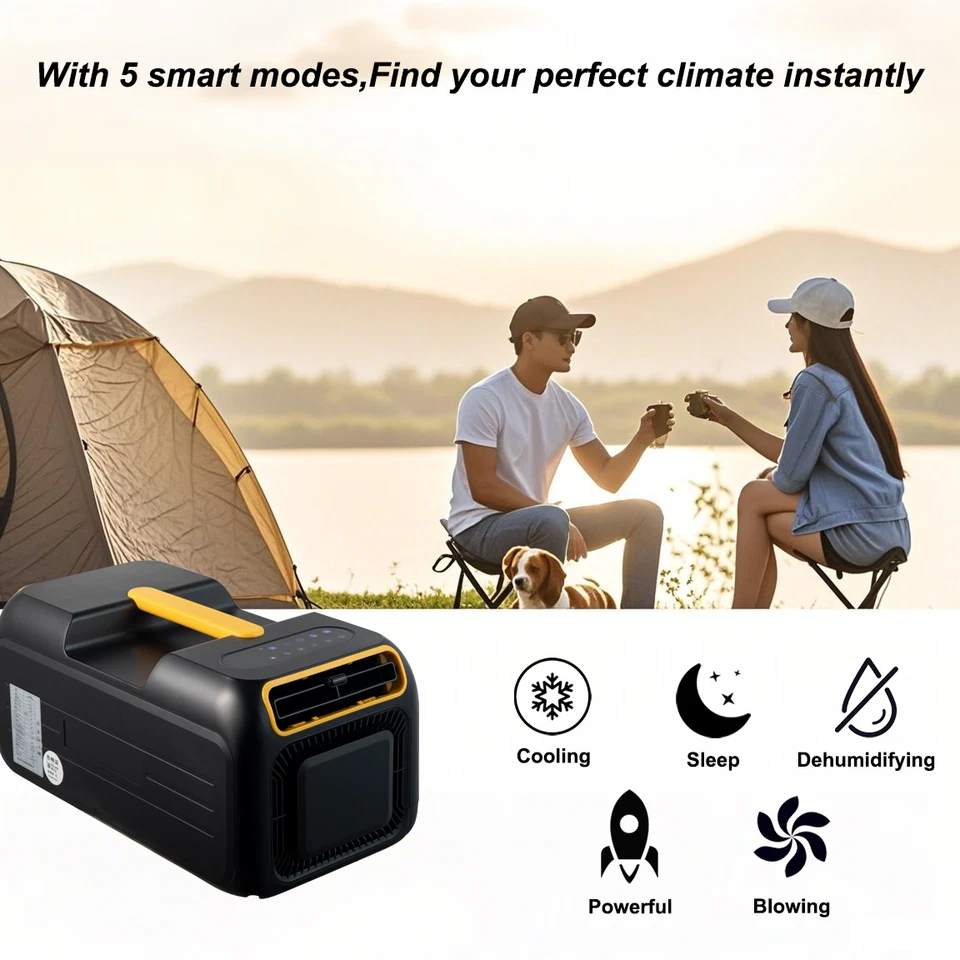 4500 BTU Portable Air Conditioner for Outdoor Tent Camping RVs Indoor - Image 2 of 4