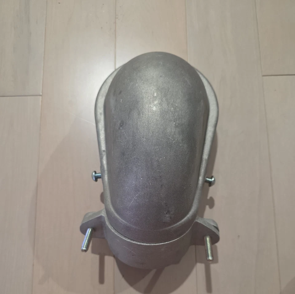 Cabezal meteorológico tapa abrazadera entrada servicio eléctrico de 3 pulgadas  Foto 2 de 2