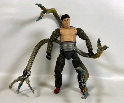 Vintage 2004 Doc Ock 6  Figure Spiderman 2 Tentacle Attack Toybiz *READ* 
