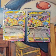 Pikachu ex 057/191 Sv08: Surging Sparks Holo ...