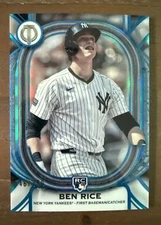 2025 Topps Tribute Ben Rice #97 Blue Parallel /150 Rookie RC New York Yankees