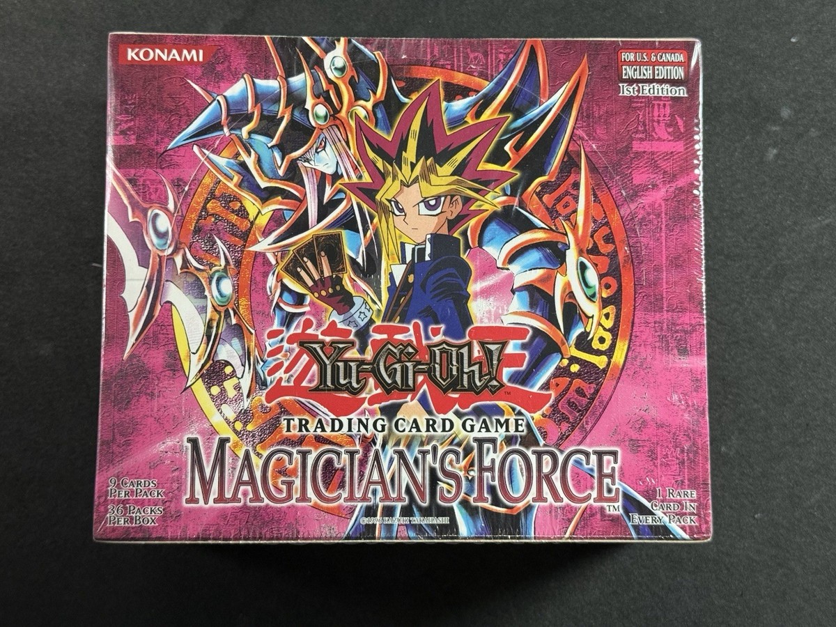 yugioh magician's force booster box Yugioh Magician's Force 1st Edition 36 Pack Booster Box Factory Sealed MFC