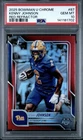 2025 Bowman Chrome University Football Red Refractor Kenny Johnson #87 PSA 10