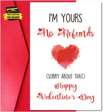 Funny Valentine  S Day Card for Him Her, Naughty Valentine  S Day Card for Husband