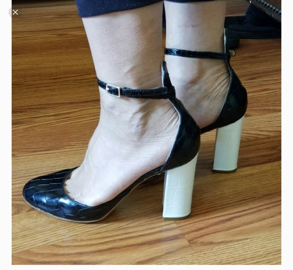 Tacones Kurt Geiger negros altos gruesos talla 37 Foto 3 de 4