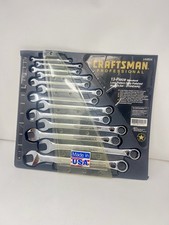 Sears Craftsman Professional 13 Piece Wrench Set Sae Usa Made New Sk Made