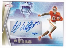 2022 SAGE Low Series Sneak Peek Auto Gold #SPA-EJW E.J. Williams #30/100