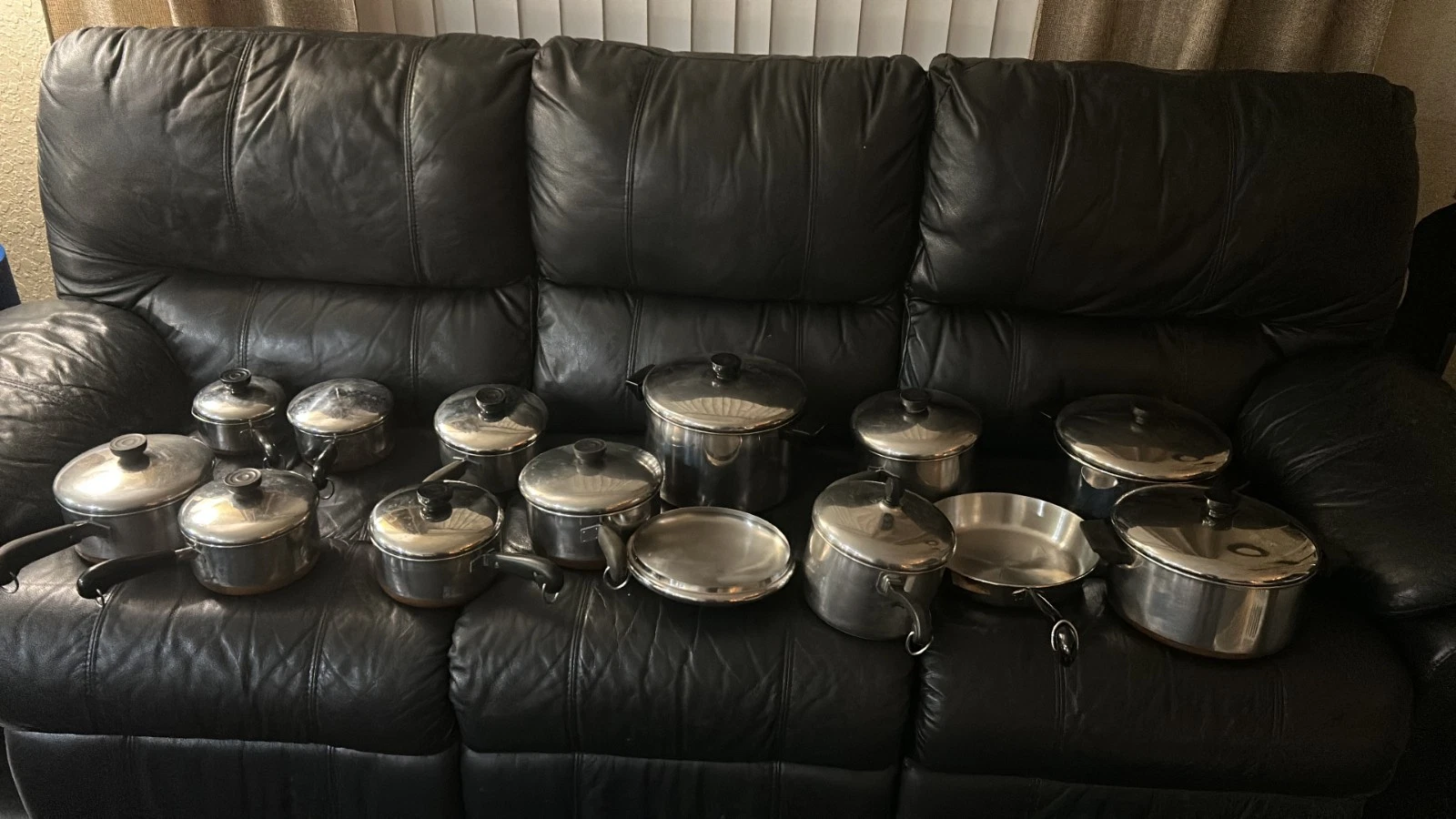 Revere Ware Pots and Pans stainless steel vintage