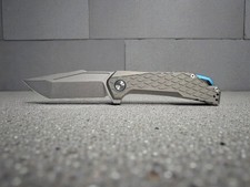 Midgards Messer Yggdrasil No Flipper Framelock Taschenmesser 14C28N Stahl Titan