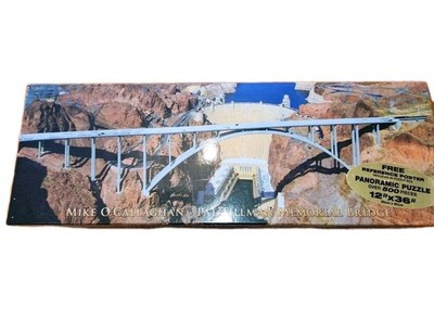Sealed Mike O'Callaghan Pat Tillman Memorial Bridge   500 Pcs Panoramic Puzzle 