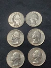 1964 Jefferson Quarters Collectable OR Silver Value. total coins offered 6