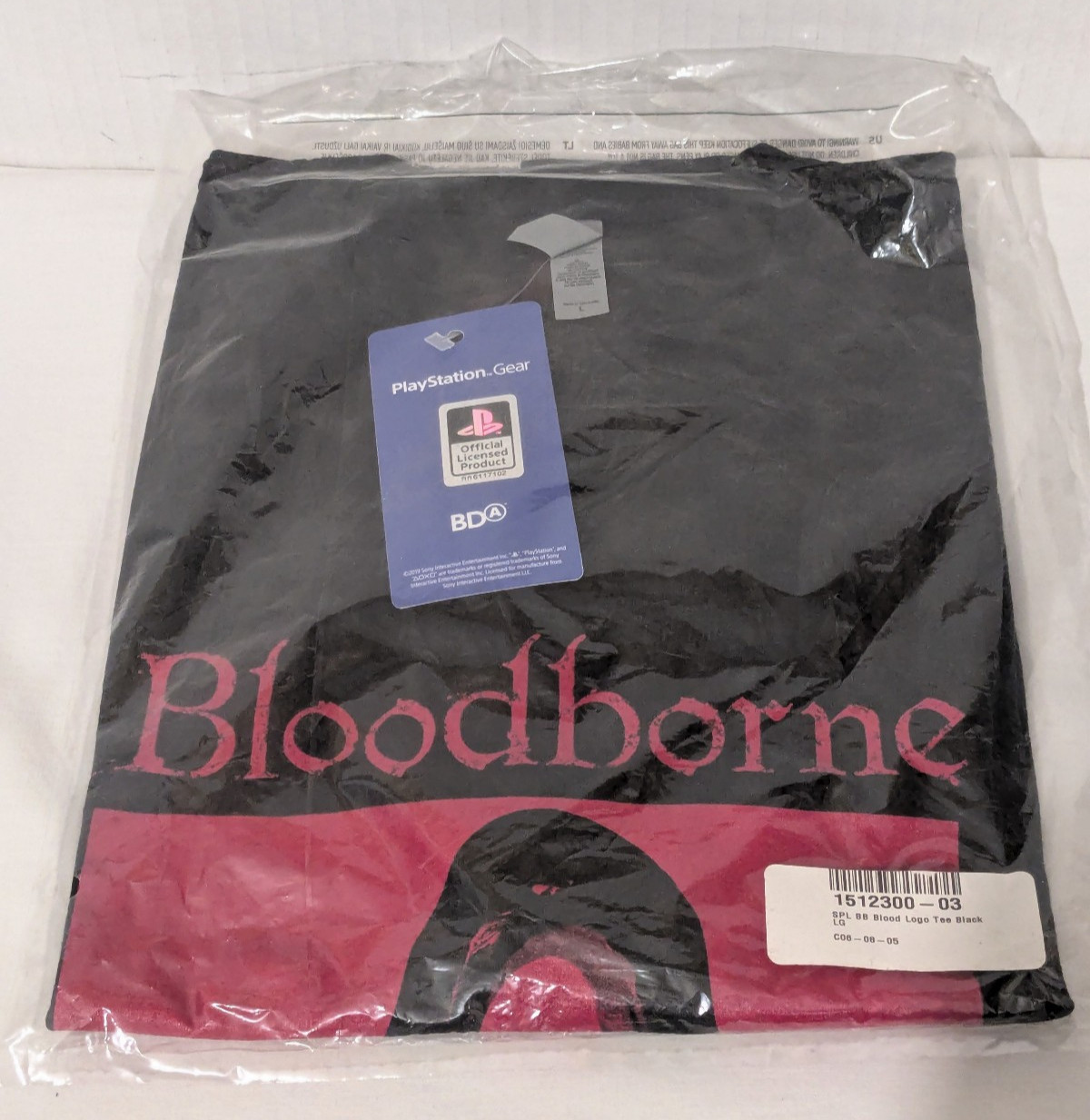 Bloodborne Brainsucker T Shirt Video Game Tee Licensed Size L Sealed NEW