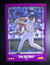 1988 Score - Don Mattingly #658 New York Yankees (b)