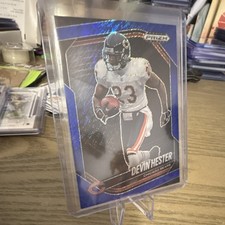 Panini Prizm Black Devin Hester Bears Blue Prizm Serial 21 #/35