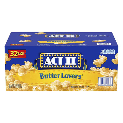ACT II Butter Lovers Microwave Popcorn (2.75 oz., 32 pk.) Great Price