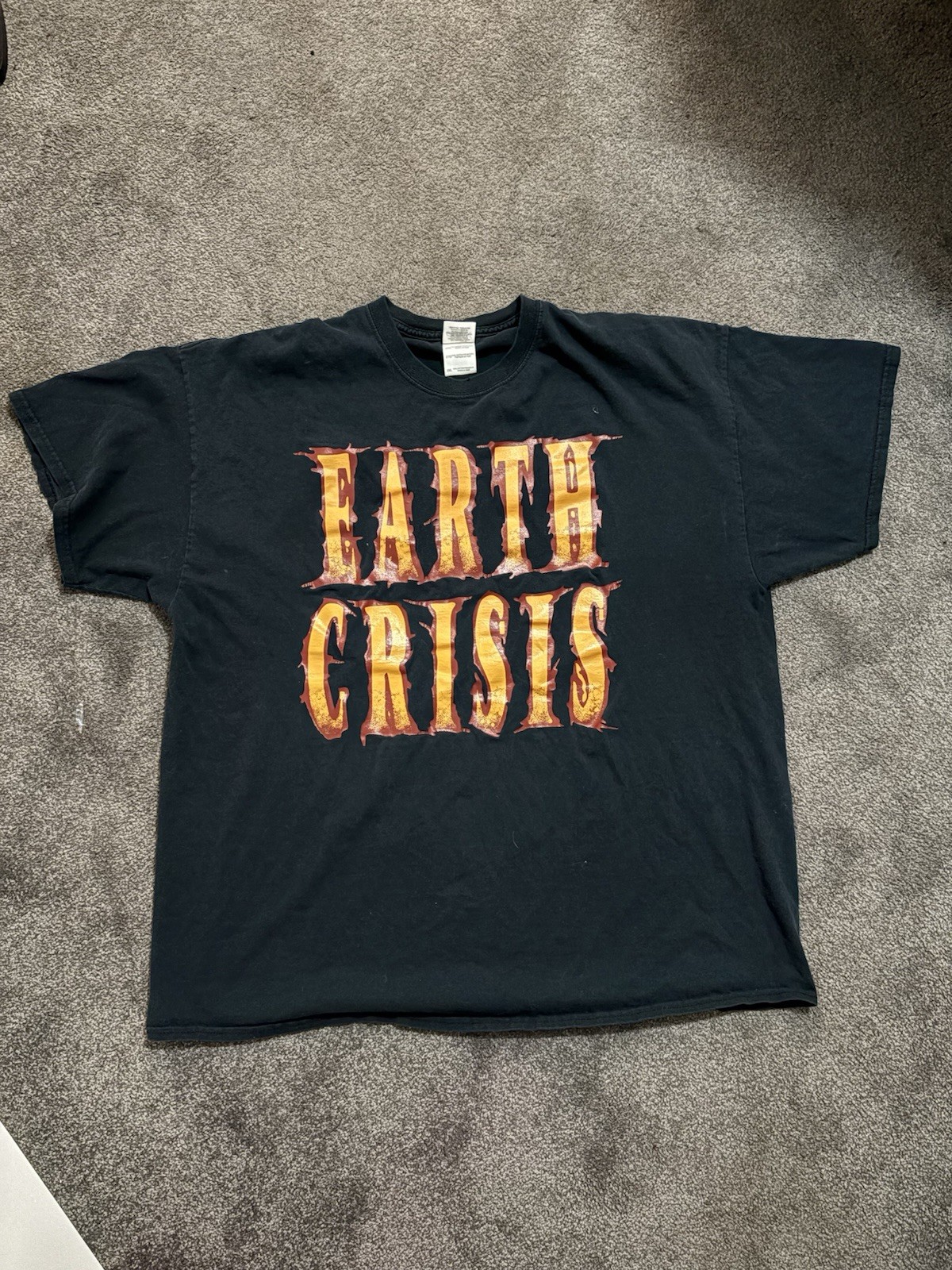 Vintage Earth Crisis Keep My Head Above The Surface T-Shirt Size 2Xl Black