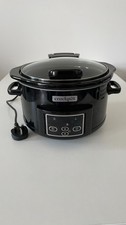 Crock-Pot 4.7L Lift and Serve Digital Slow Cooker - Black