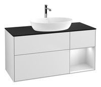 Villeroy & Boch Finion Waschbeckenunterschrank FüR Becken Mittig Regal Rechts...