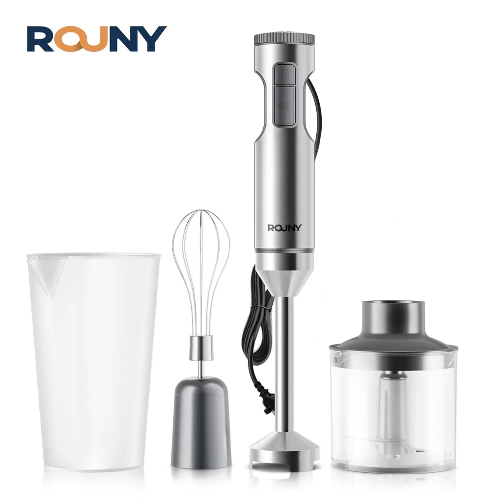Immersion Blender 1000W Stainless Steel Hand Stick Food Mixer Kitchen Tool
Opens in a new window or