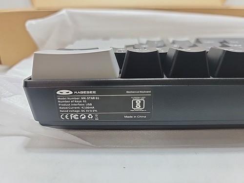 MageGee Mechanical Keyboard Model MK-STAR61 Black/Gray - Picture 4 of 7