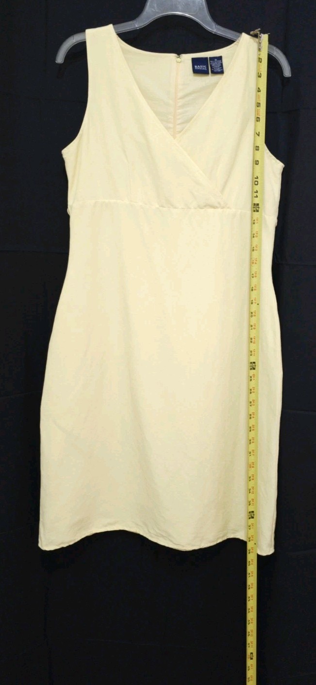 Womens Basic Editions LINEN Rayon Sleeveless Dres… - image 9