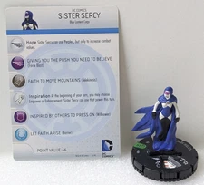 Sister Sercy #033 uncommon War of Light Heroclix set with card Blue Lantern