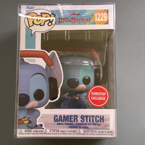 Funko Pop Disney Lilo & Stitch #1229 Gamer Stitch, GameStop Exclusive