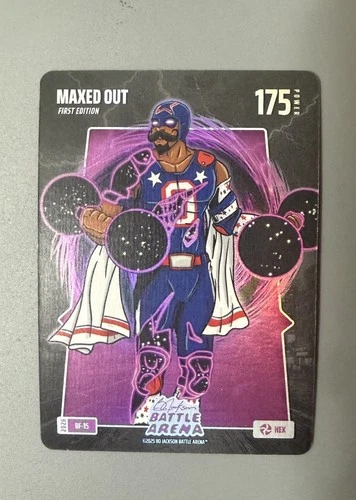 2026 Bo Jackson Battle Arena “Maxed Out” Tyrese Maxey Hex 175 Power #BF-15