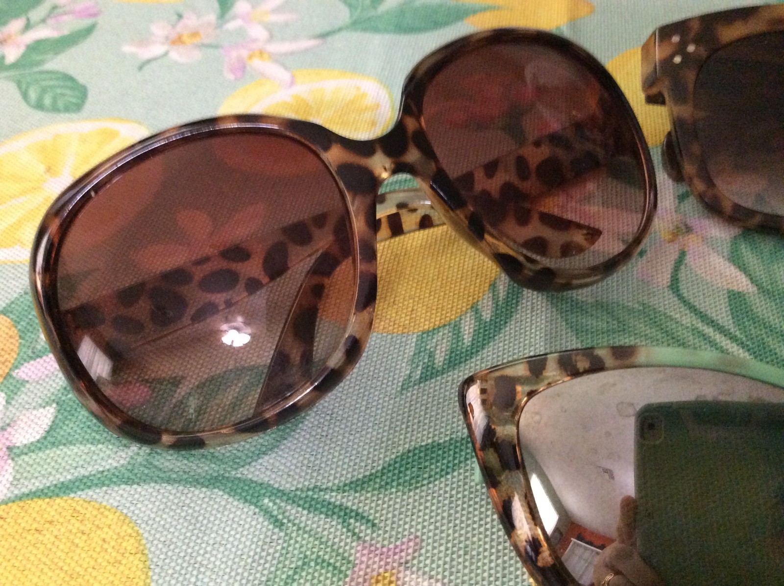 5 Pr  Women's Large Frames Tortoise Shell Cheetah… - image 6