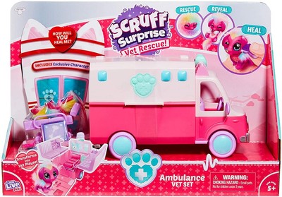 Little Live Pets Scruff-a-Luvs Vet Rescue Ambulance Vet Set