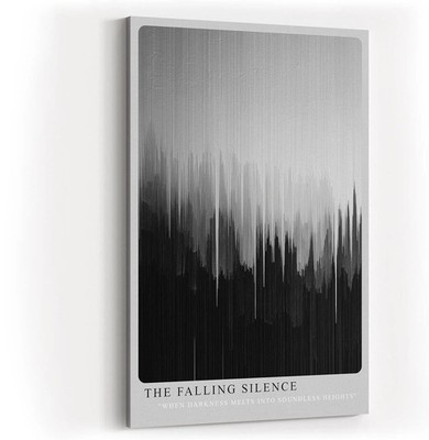 Sinus Art Paul Sinus Wandbild in 80x120cm The Falling Silence  