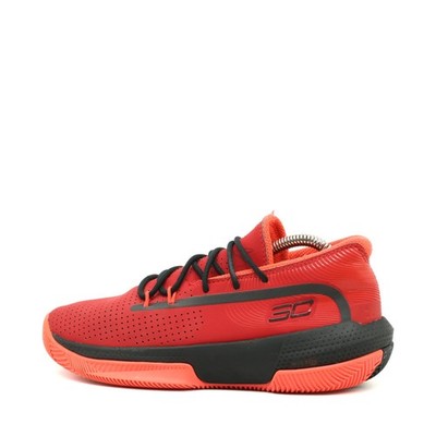 Under Armour Damen Curry 3Zero 3 Sneaker Rot Low-Top Basketballschuhe EU 38