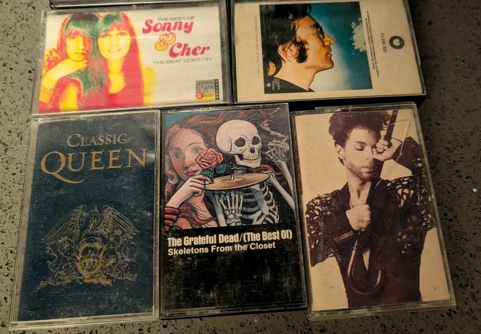 33 Lot: Rock & Roll Cassette Tapes Queen Alphaville Sher Michael Jackson Foto 2 de 4