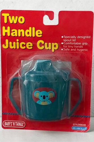 New Old Stock - Baby’s N Things Koala Bear - Two Handle Juice Cup - Vintage 1999