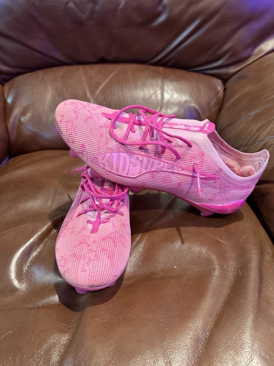 PUMA 粉红色足球鞋与钉鞋男| eBay