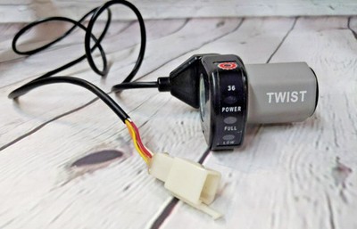 Genuine Razor Twist Grip Throttle 36V 40'',  4 Prong Connector, Battery Indicator