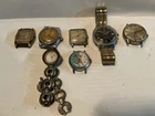 Lot Of Vintage Wrist Watches Waltham, Bulova Juvenia Timex Mentor Parts Repair