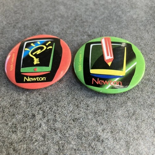 Apple Newton (MessagePad) WWDC Lapel Pin Button Vintage Lot
